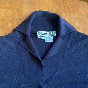 Navy blue Carlisle Jacket-cardigan